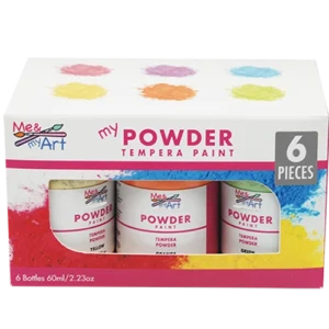 6 pc. Powder Tempera Paint