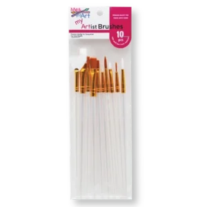10 pc. Synthetic Assorted Brushes